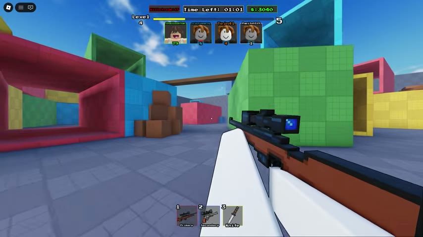 One Tap match in progress: crosshair centered, scoreboard live